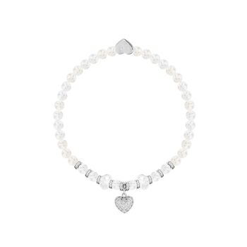Special Day Crystal Heart Charm Bracelet In Flower Box, 2 of 3