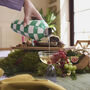 Aqua Chequered Cocktail Shaker, thumbnail 1 of 2