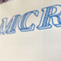 Mcr Manchester Typography Screen Print, thumbnail 3 of 5