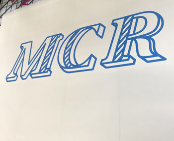 Mcr Manchester Typography Screen Print, 3 of 5
