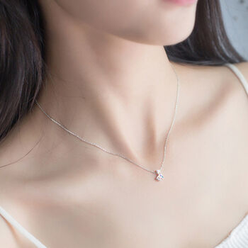Sterling Silver Geometric Llama Pendant Necklace, 2 of 5