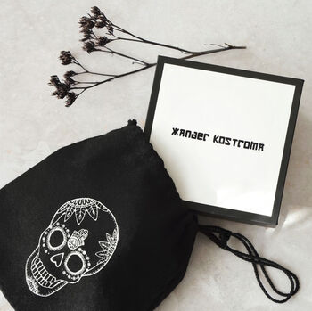 Light Blue Chalcedony Crystal Necklace, 4 of 5