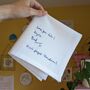 Hand Embroidered Personalised Remembrance Handkerchief, thumbnail 7 of 12