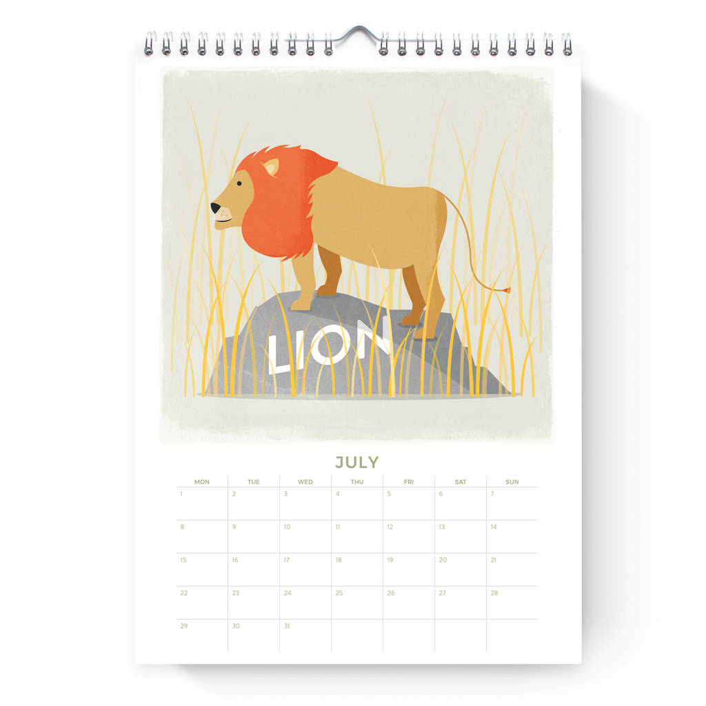 African Safari 2021 Calendar By Duke & Rabbit