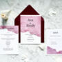 Watercolour Wedding Invitation Set, thumbnail 1 of 4