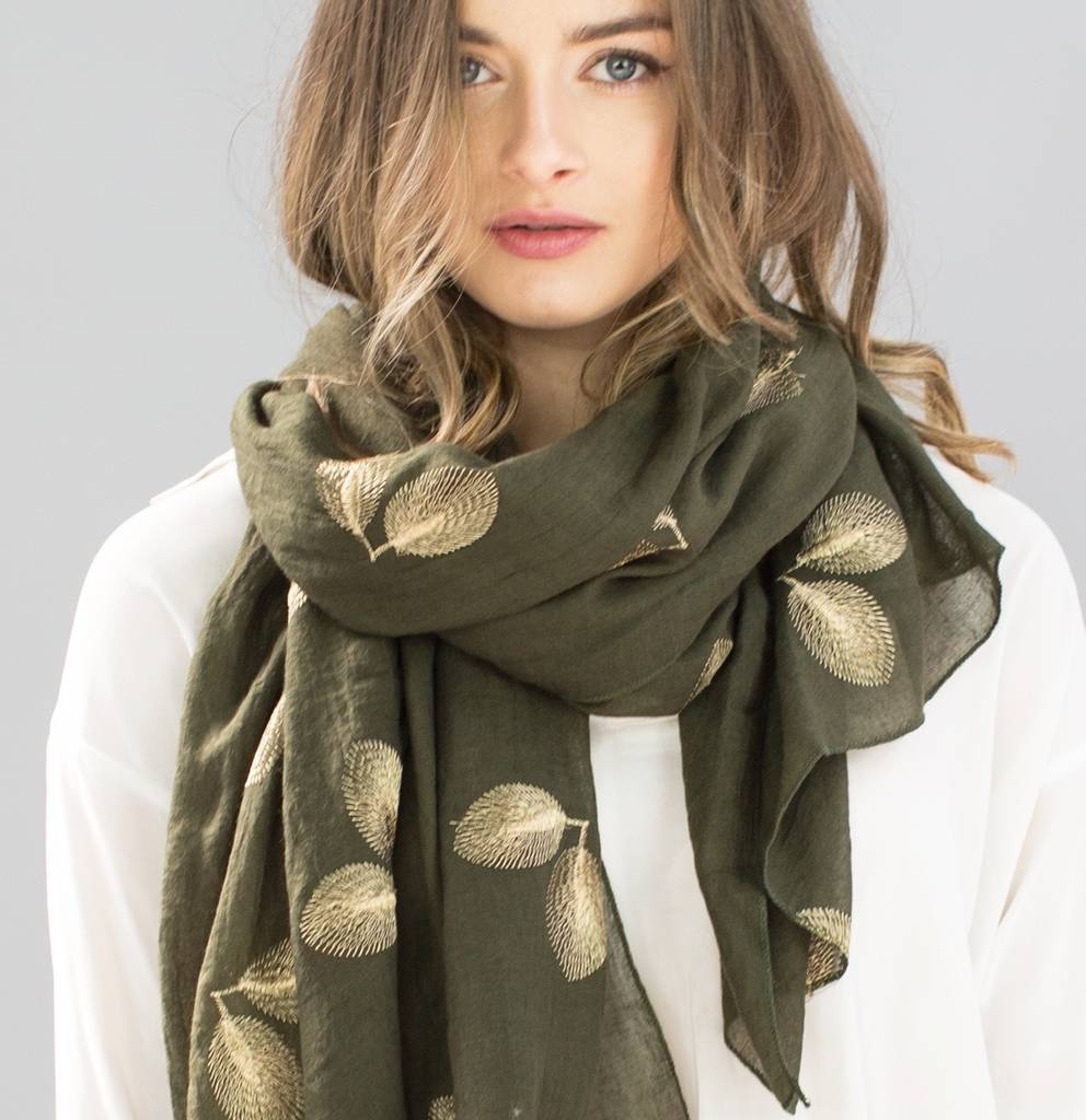 Personalised Leyla Scarf By The Forest & Co