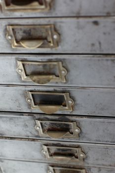 Felix Vintage Stripped Steel 15 Drawer Filing Cabinet, 5 of 11