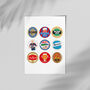 Crystal Palace Beer Mat Print, thumbnail 3 of 4