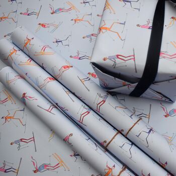 Skiing Wrapping Paper, 2 of 4