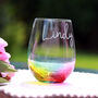 Personalised Rainbow Coloured Cocktail Tumbler, thumbnail 2 of 5