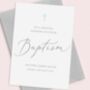 Cross Special Godson Baptism Day Card, thumbnail 1 of 1