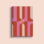 2025 Diary | A5 Hardcover Week To View | Pink And Red, thumbnail 1 of 8