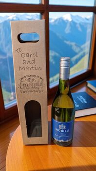 Personalised Wine Gift Box With Optional Bottle Sticker, 6 of 9
