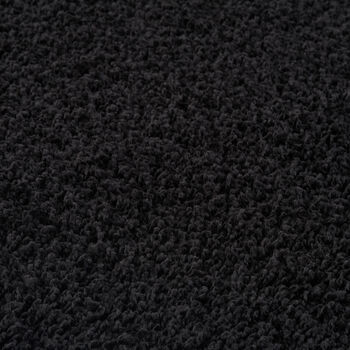 The Rugs Plain Black Shaggy Rug, 12 of 12