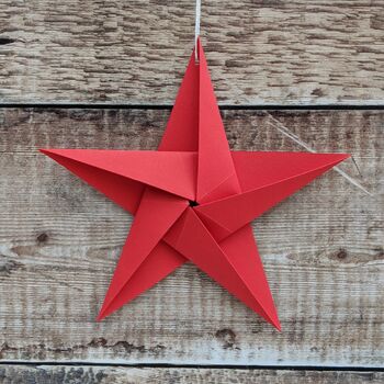 Big Origami Star Paper Decoration, 7 of 7