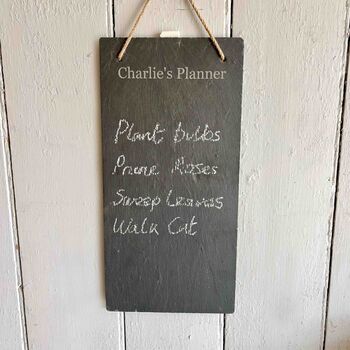 Personalised Hanging Slate, 2 of 2