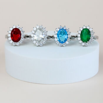 Large Colourful Crystal Ring, 2 of 6