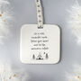 It's A Wild Wonderful World Slogan Ceramic Hanger, thumbnail 1 of 2