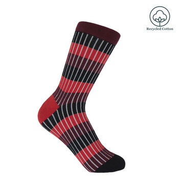 Chord Red And Zebra Black Women's Socks Bundle, 4 of 6