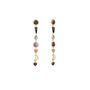 Stellar Elegance Seven Healing Stones Drop Earrings, thumbnail 1 of 5