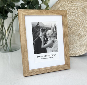 Personalised Photo Gift Print With Handmade Wood Frame, 6 of 9