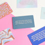 Personalised Metal Colourful Message Wallet Card, thumbnail 2 of 8