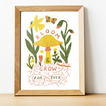 Bloom And Grow Print A4 Unframed, 6 of 6