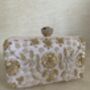 Pink Handcrafted Rectangular Clutch Bag, thumbnail 1 of 9
