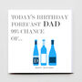Happy Birthday Wine Card, thumbnail 2 of 2