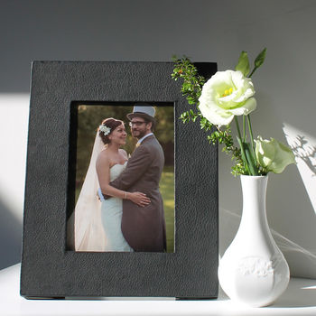 Personalised Leather Photo Frame, 7 of 10
