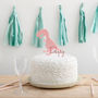 Personalised Name And Dinosaur Cake Topper, thumbnail 2 of 3