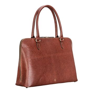 Ladies Leather Macbook Briefcase 'Fiorella Croco', 4 of 11