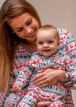 Matching Family Christmas Pyjamas Ladies Set, 3 of 6