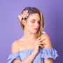 Bronwen Hydrangea Blossom Side Hairpiece, thumbnail 1 of 4