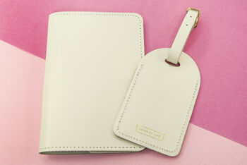 Personalised Leather Luggage Tag, 2 of 4
