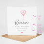 Personalised 60th Balloon Birthday Card For Her, thumbnail 2 of 7