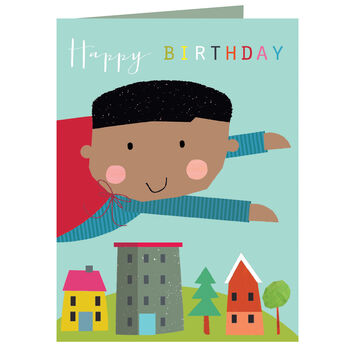 Mini Superhero Birthday Card, 2 of 5