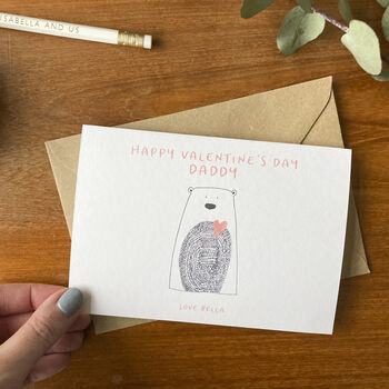 Happy Valentine's Day Daddy Personalised Card, 4 of 5