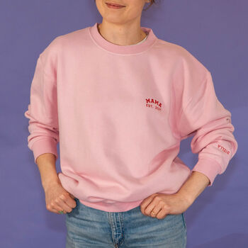 Embroidered Personalised Mama/Mum Est. Year Sweatshirt, 7 of 9