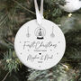 Personalised First Christmas Together Ornament Gift, thumbnail 1 of 7
