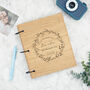 Personalised Wedding Gift For Couple Wreath Scrapbook, thumbnail 11 of 11