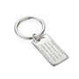 Personalised Silver Message Key Ring, thumbnail 3 of 6