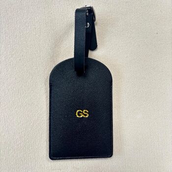 Personalised Vegan Leather Travel Tag, 9 of 9