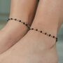 Asian Bead Chain Nazaria Payal Emo Anklet, thumbnail 1 of 4