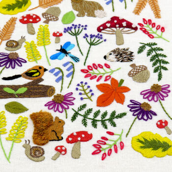 A Walk In The Woods Hand Embroidery Kit, 4 of 12