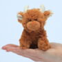 Happy Birthday Highland Coo Cow Soft Toy Gift Boxed, thumbnail 8 of 11