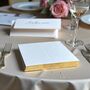Luxury Gold Edged Handwritten Place Cards, thumbnail 4 of 7