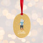 Personalised Oval Christmas Decoration, thumbnail 6 of 12