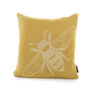 Bee Faux Cashmere Cushion, thumbnail 1 of 5