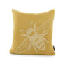 Bee Faux Cashmere Cushion, thumbnail 2 of 5